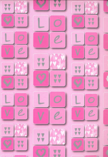 Picture of PINK LOVE WRAPPING SHEETS